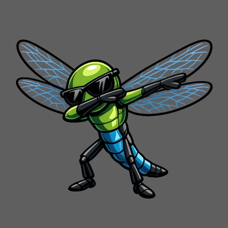 Dabbing Libelle