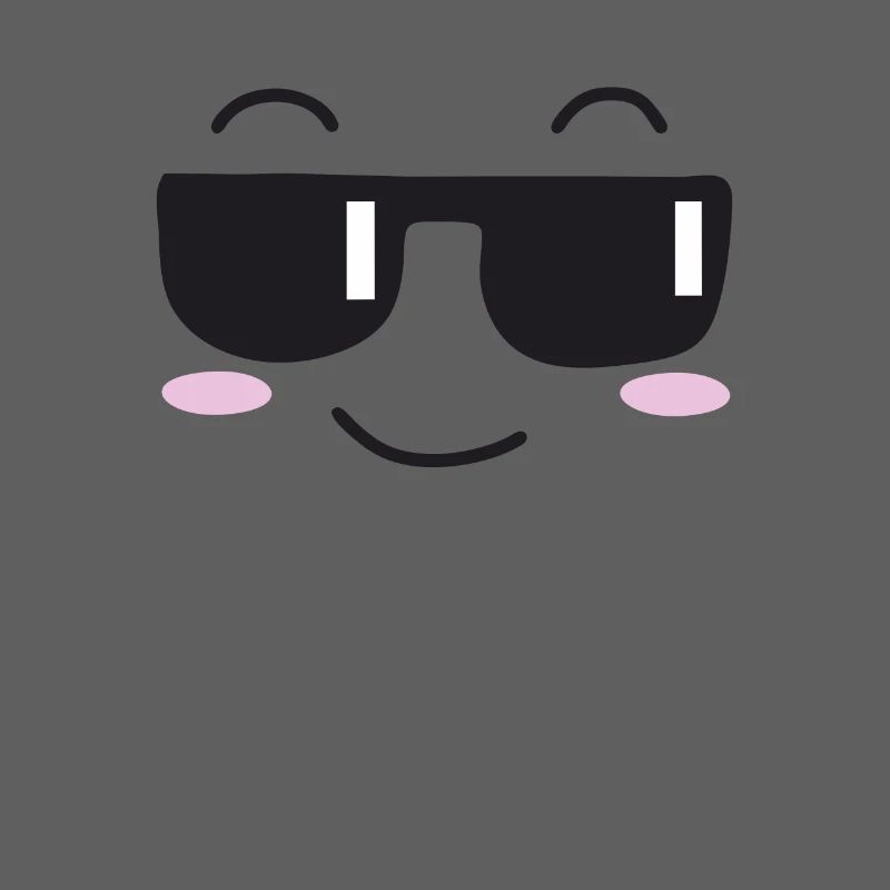 Les lunettes de soleil rient visage