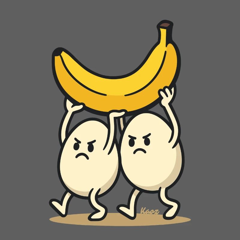 Teamwork – Zwei Eier und eine Banane