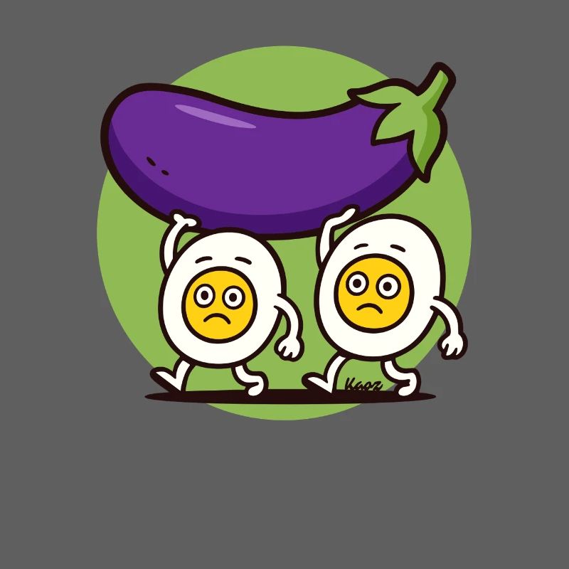 Hard-working eggs bear large eggplant