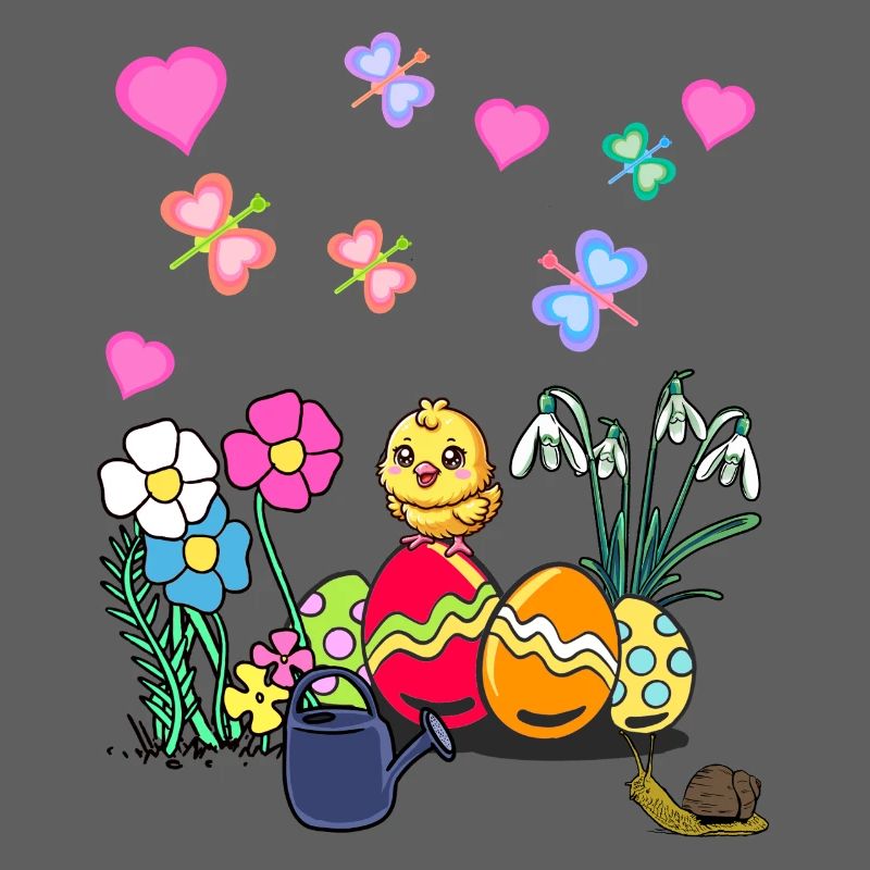 Easter Chick Easter Eggs Kids Child