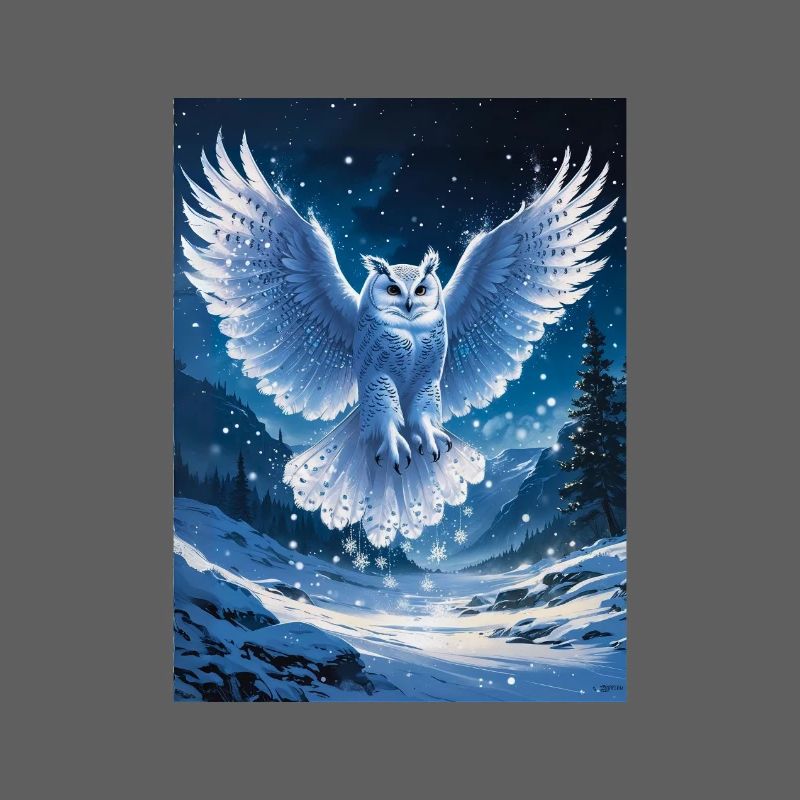 Schnee-Eule