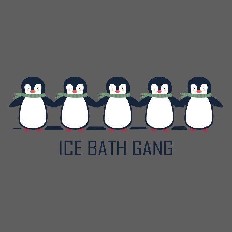 Baths Winter Baths Penguin Bathing
