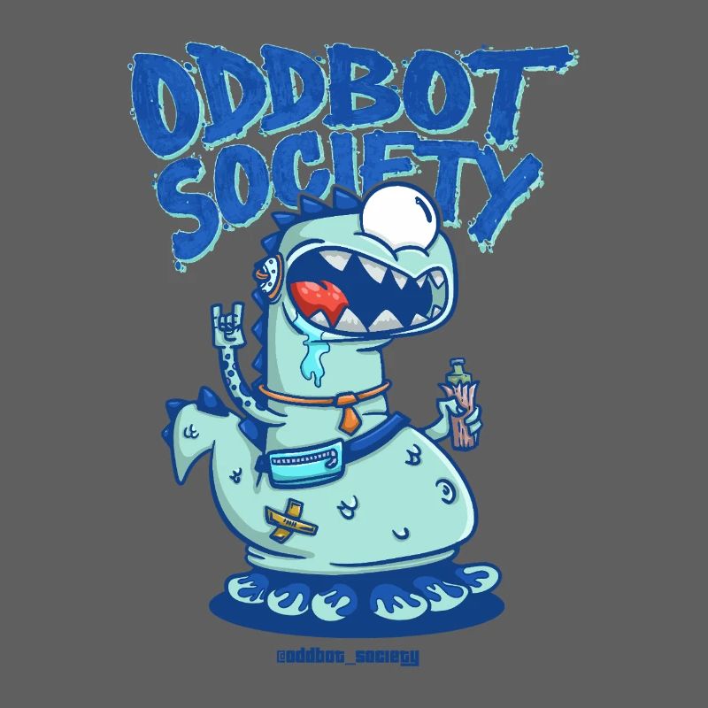 ODDBOT-GESELLSCHAFT Dino-Roboter Blau