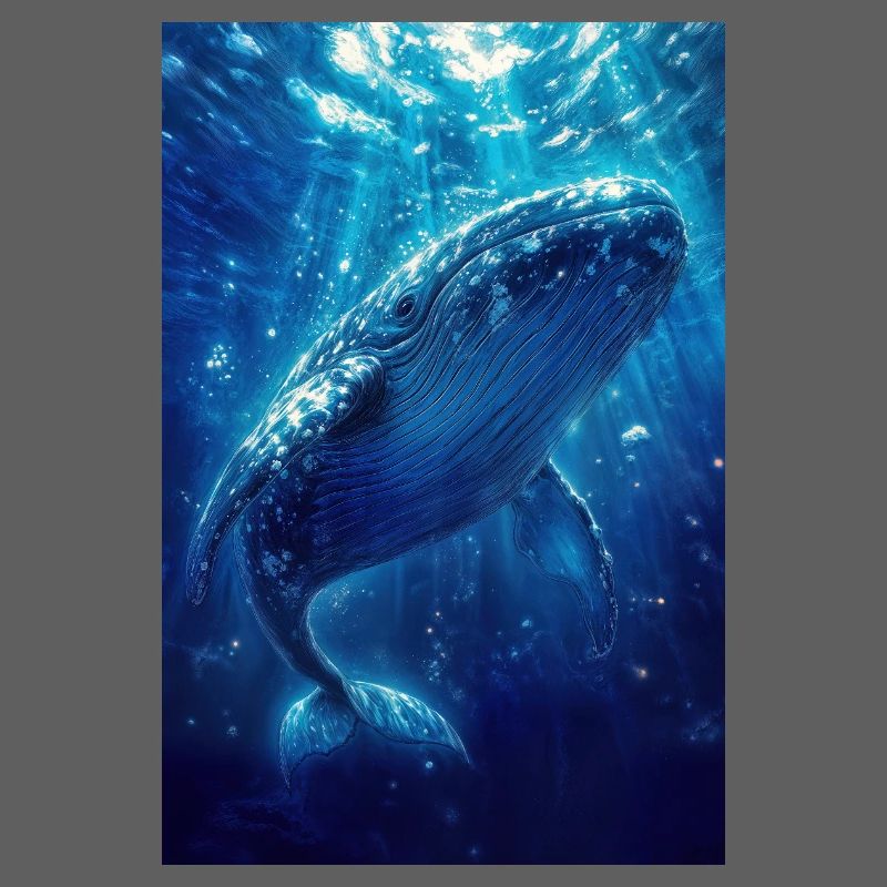 Illustration eines Wals