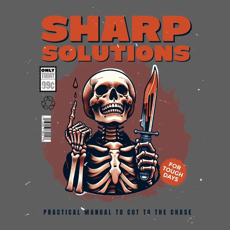 Skeleton with dagger