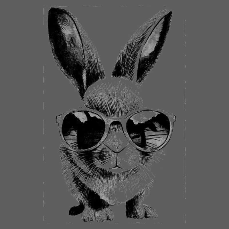 Hasenheld mit Sonnenbrille