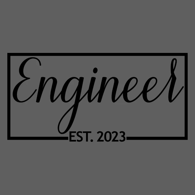 Engineer Est. 2023 Graduation Engineering Student