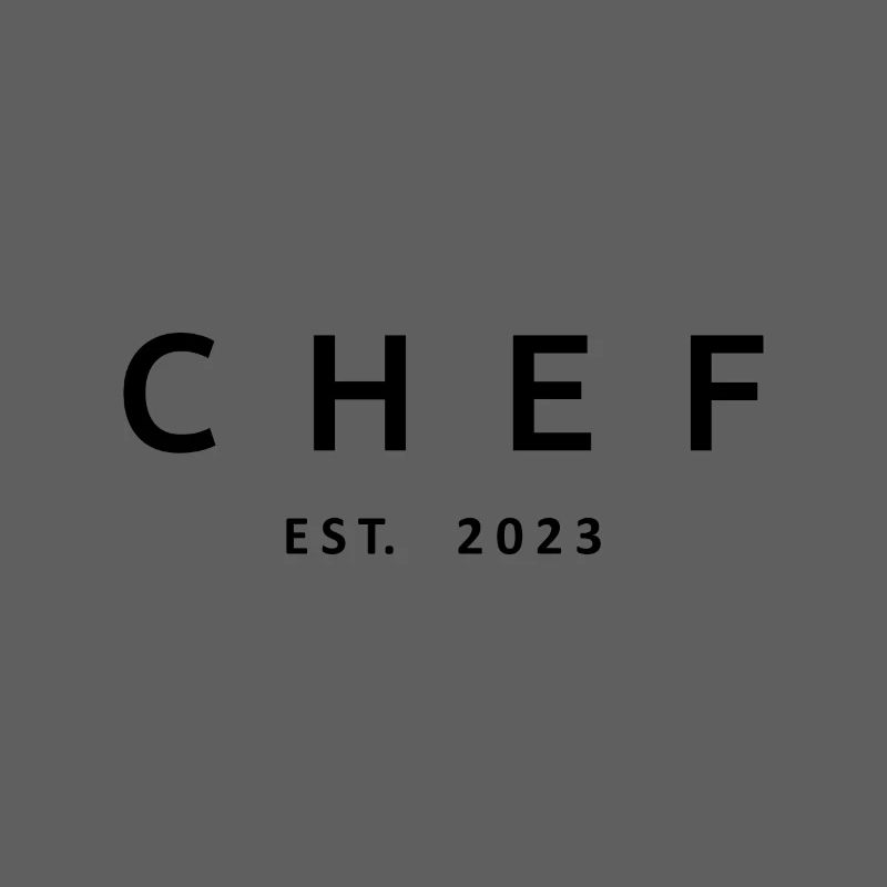 Chef Est. 2023 Graduated Chef Culinary Art Student