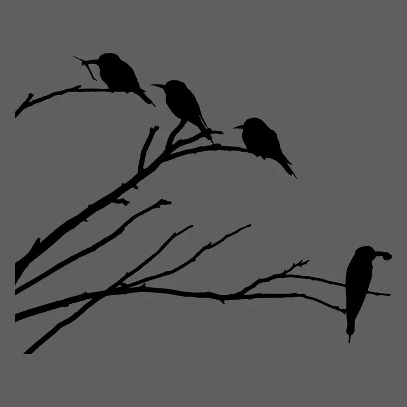 Oiseaux sur la branche