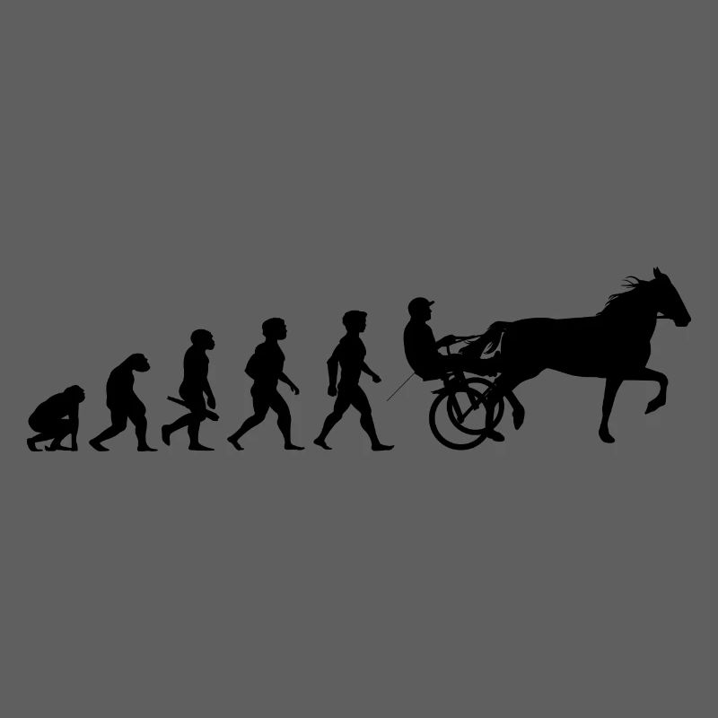 Evolution trot racing chevaux de course de chevaux