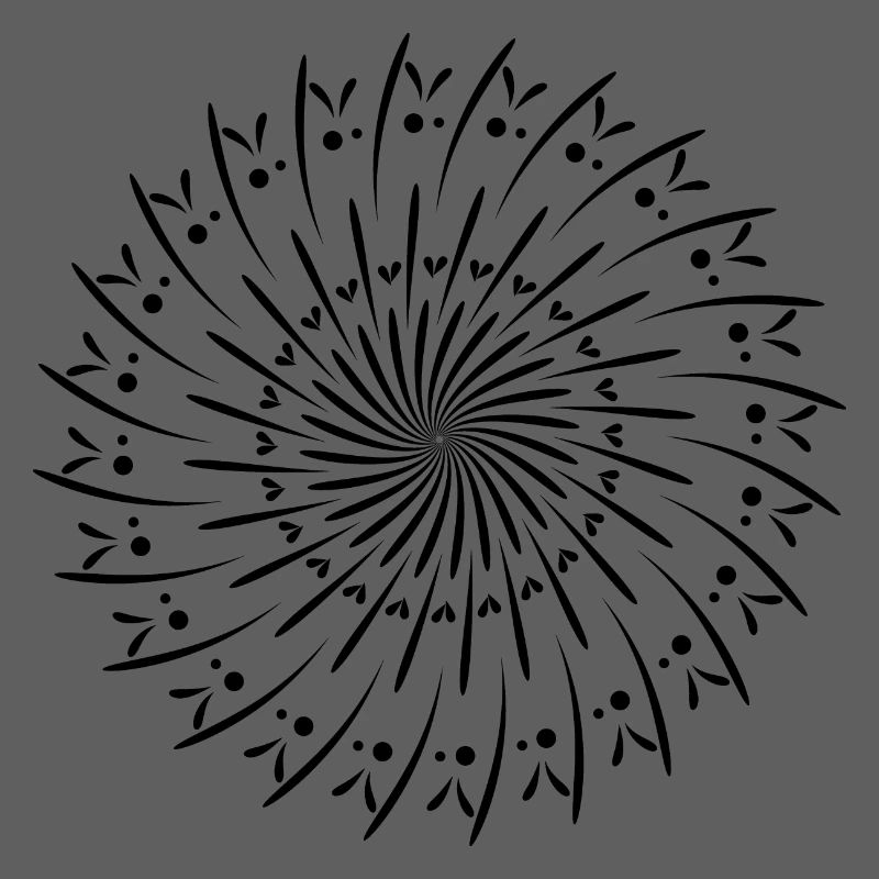 Rotating Circle Pattern Circle Gift Idea