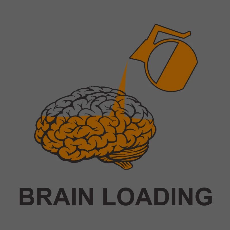 Brain loading by coffee