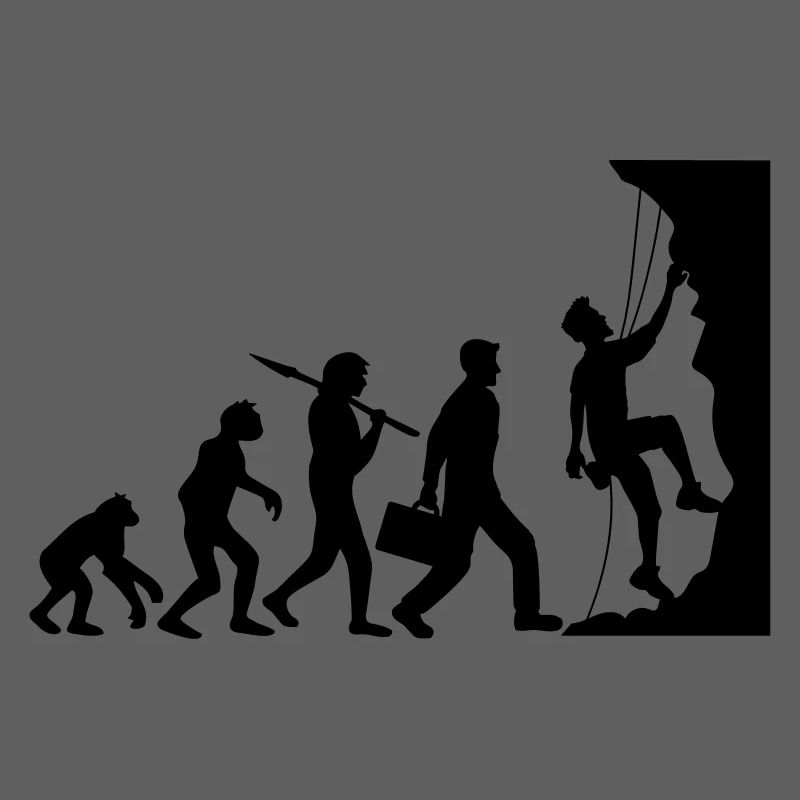 évolution évolution née raide paroi monte