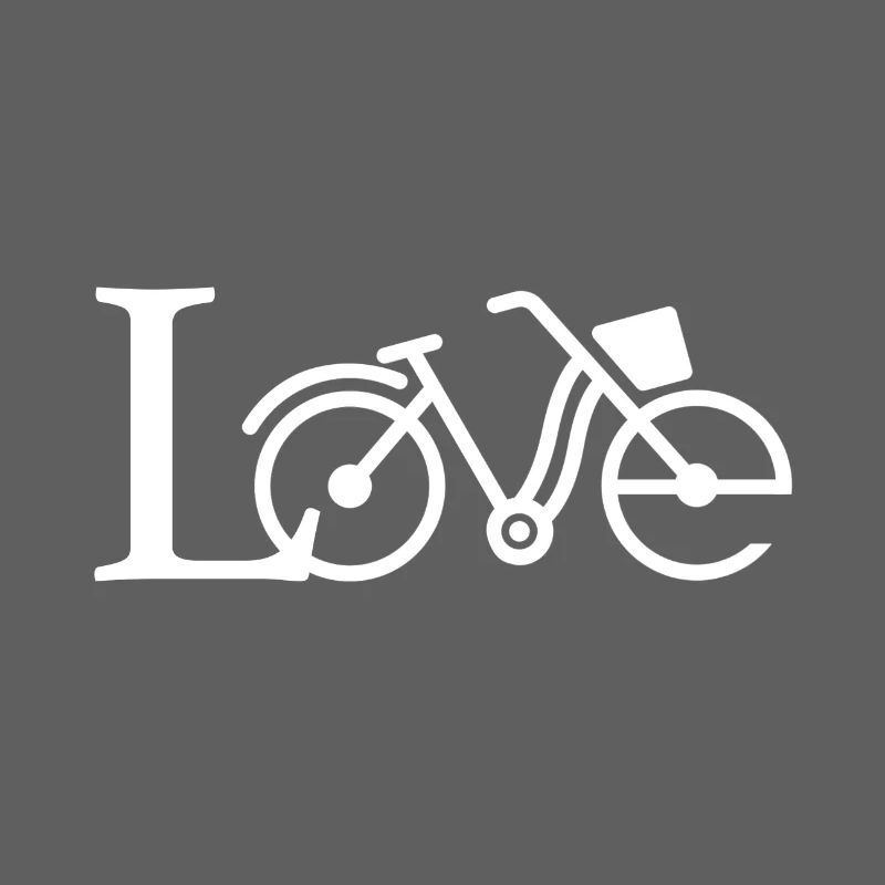 L'amour - conception de vélo créatif - cadeau