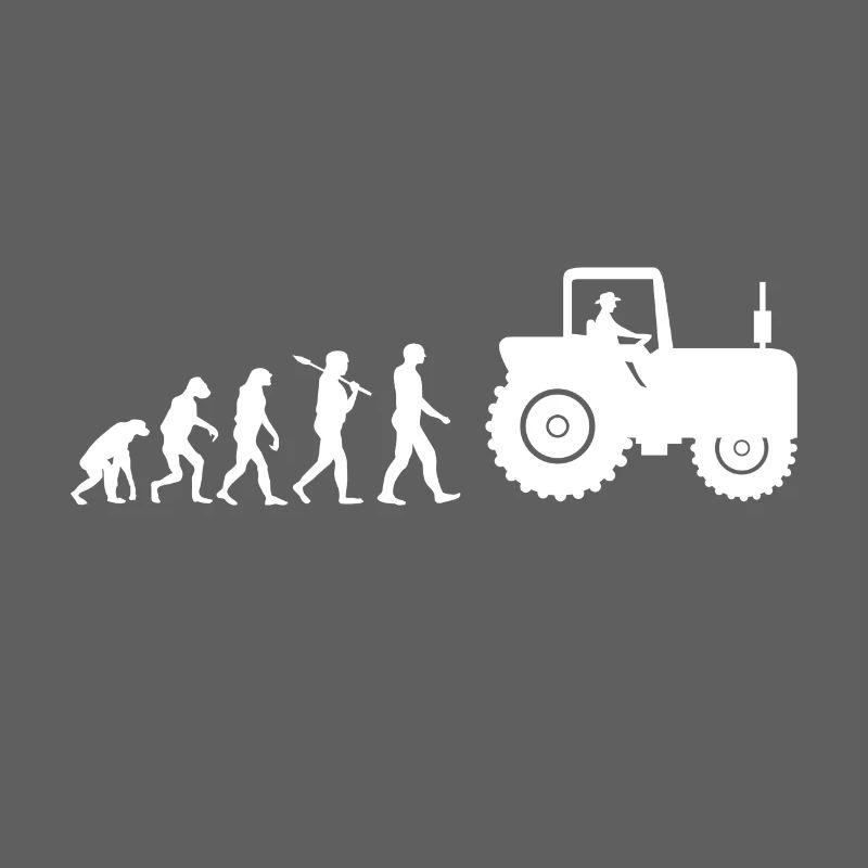 Traktor Landwirtschaft Evolution Geschenk