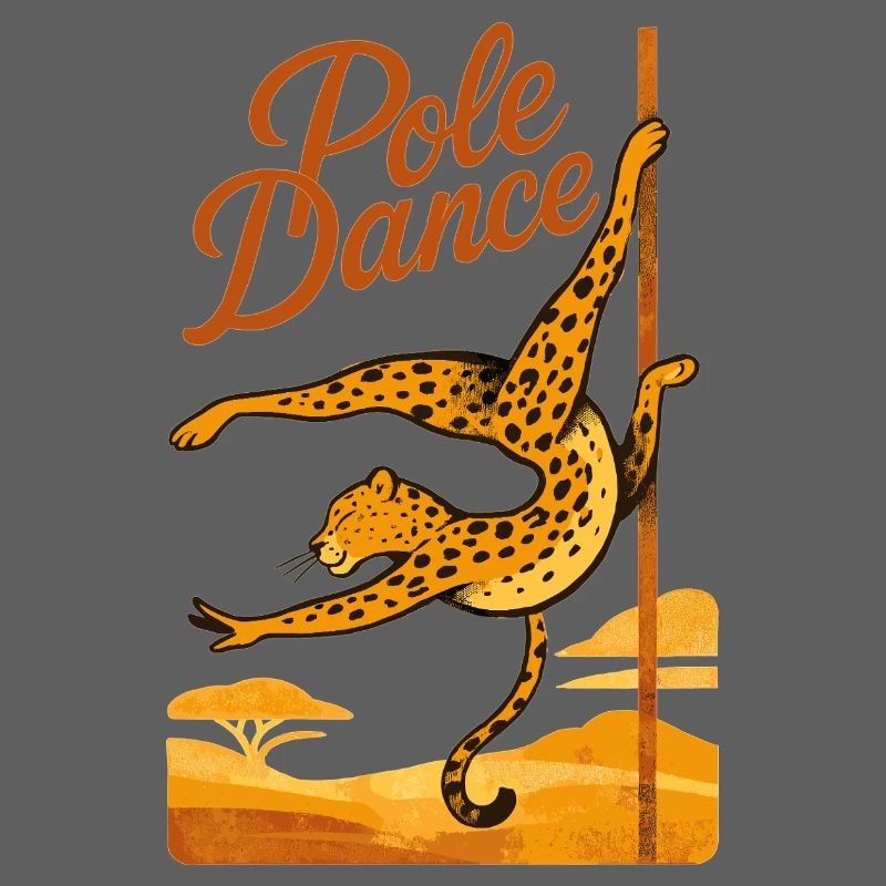 Pole dance Léopard Pole Dancer Cadeau