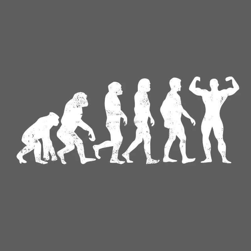 Muskelmann Evolution geschenk bodybuilder maschine