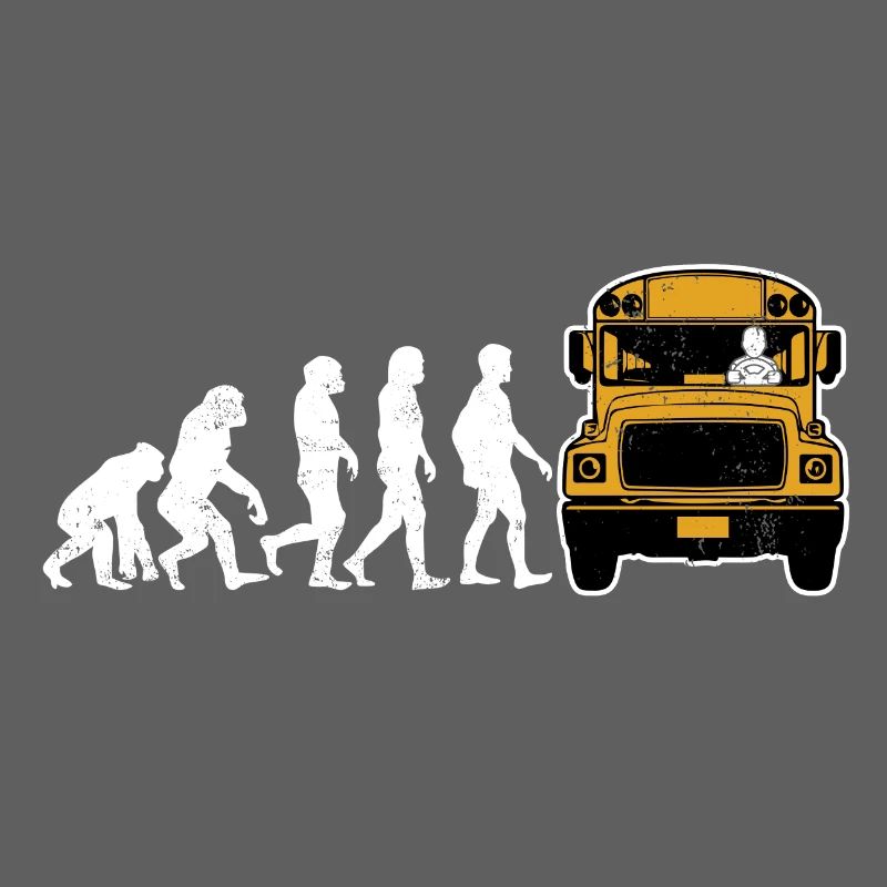 Les chauffeurs d'autobus cadeaux école de conduite de bus d'évolution