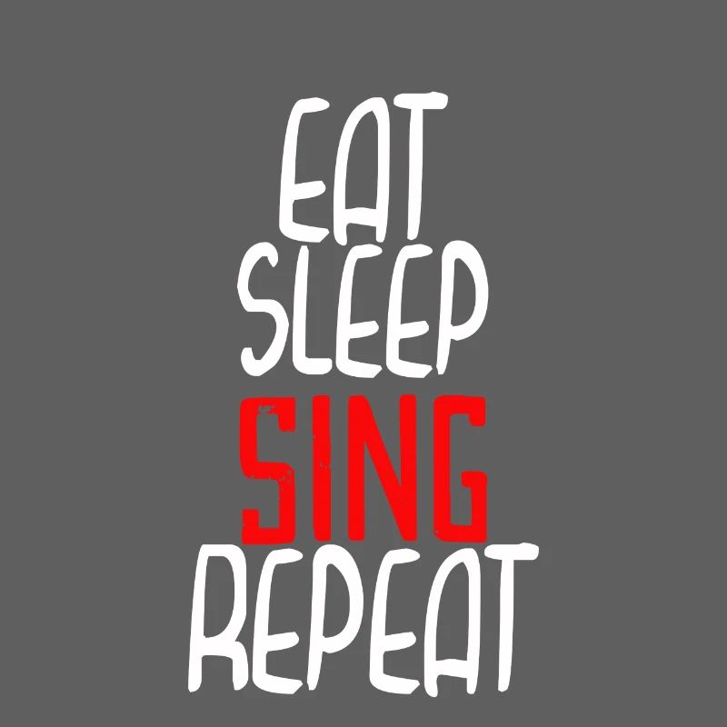 Eat sleep sing Repeat geschenkidee