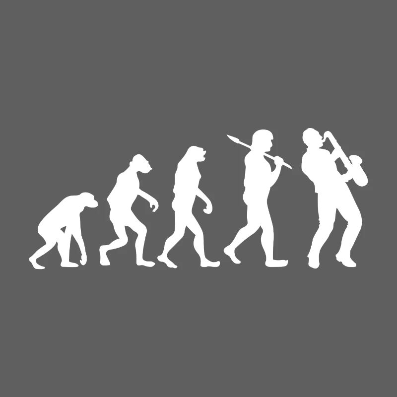 Evolution Saxofon Geschenk Musik Saxophon