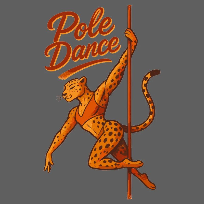 Pole Dance Leopard Pole Dancer Gift