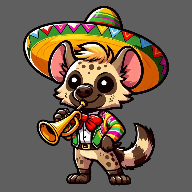 Cinco de Mayo Hyäne Trompeter