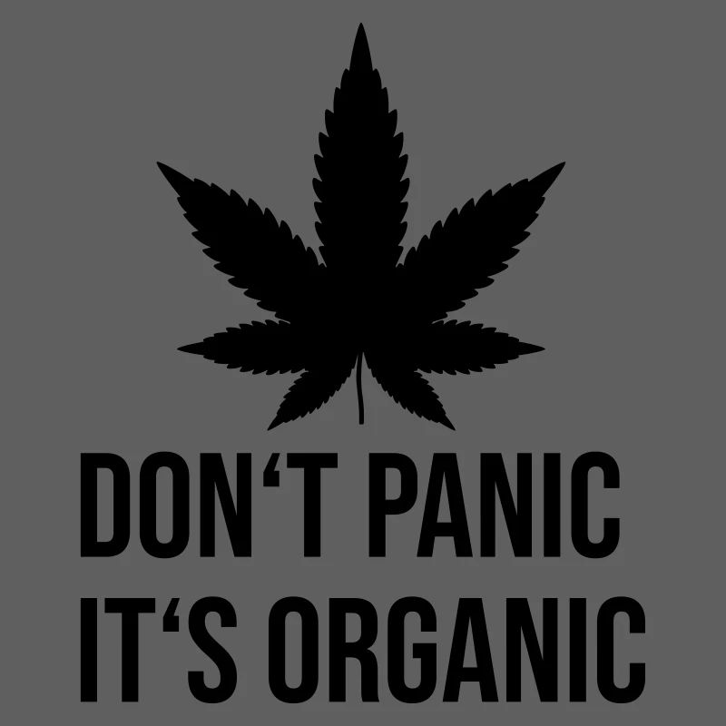 Don't Panic It's organic Hanfblatt