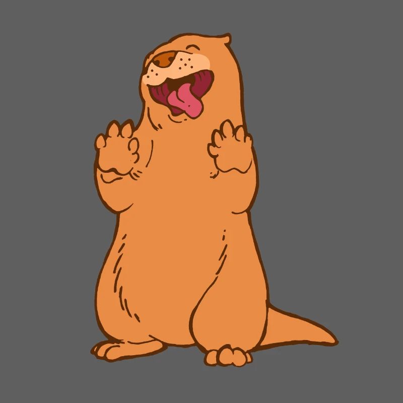 Otter dancing
