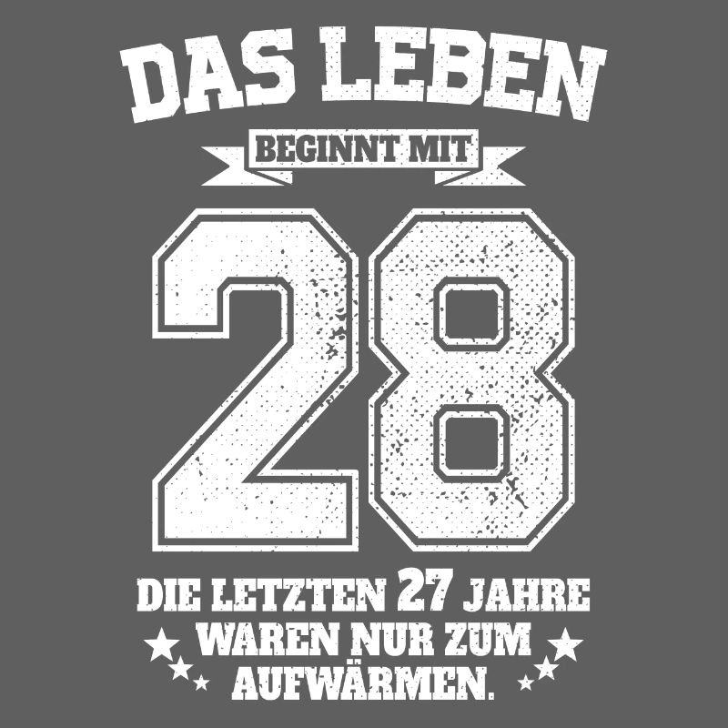 28. Geburtstag Geschenk Das Leben Beginnt Mit 28