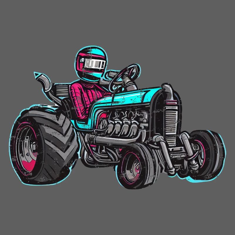 Tractor Tuning Racing Graffity Style