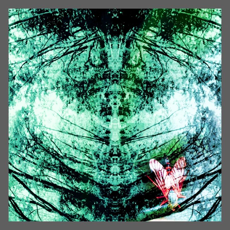 Reflet de la forêt Sarcelle Papillon