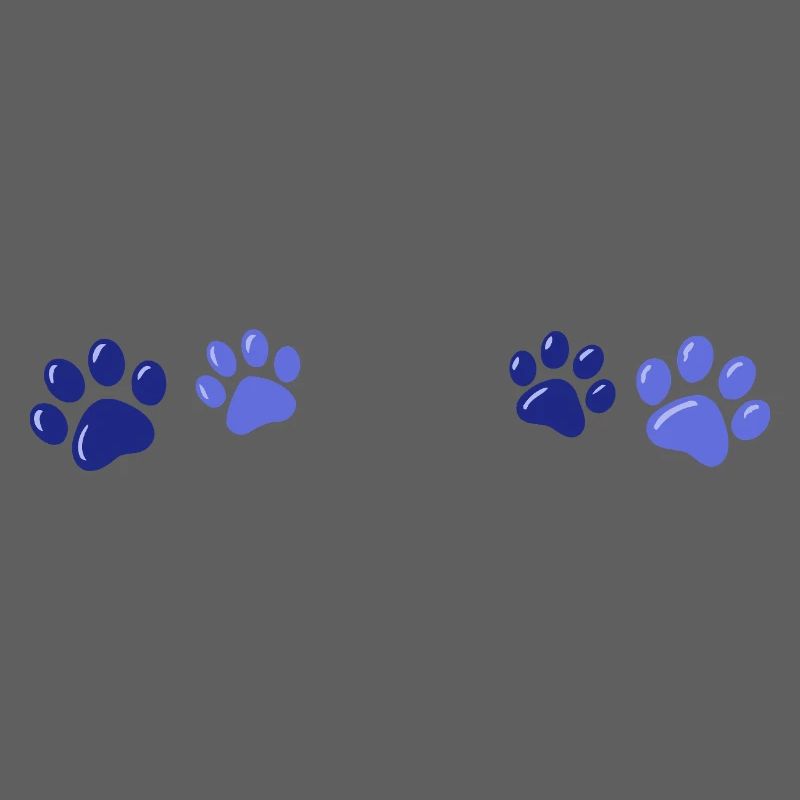 Blue Animal Prints