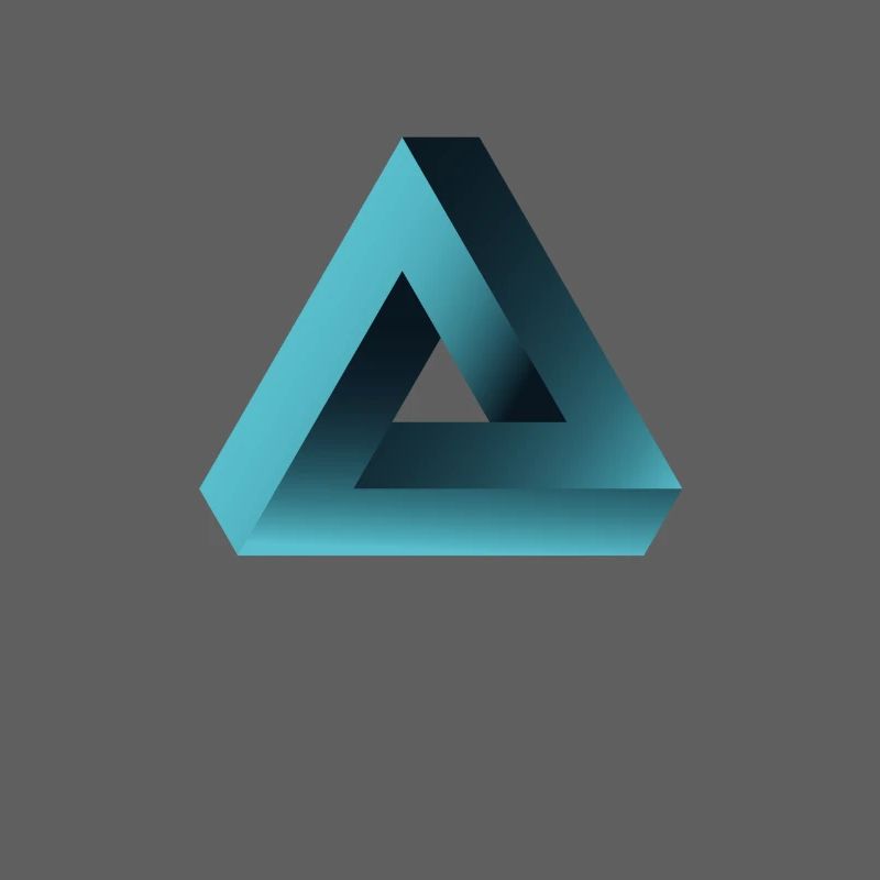 illusion optical illusion triangle nerd geek tri