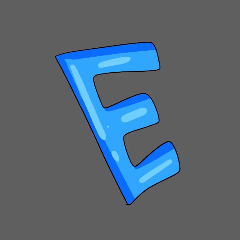 Buchstabe E Anfangsbuchstabe