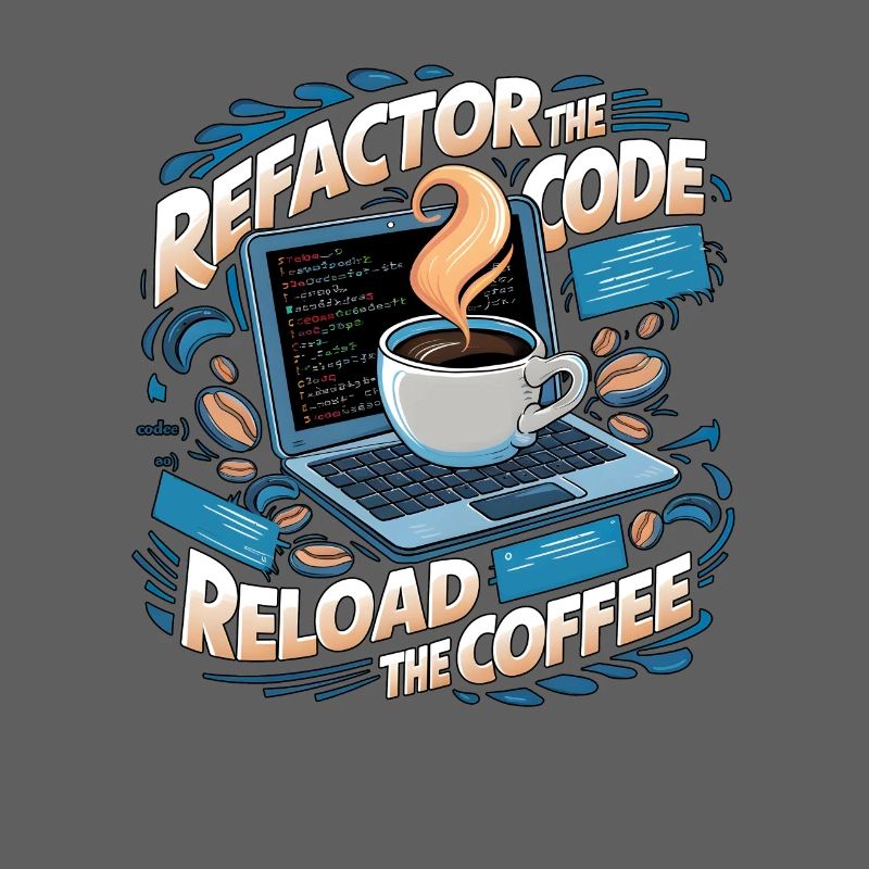 Programmers generate code from coffee