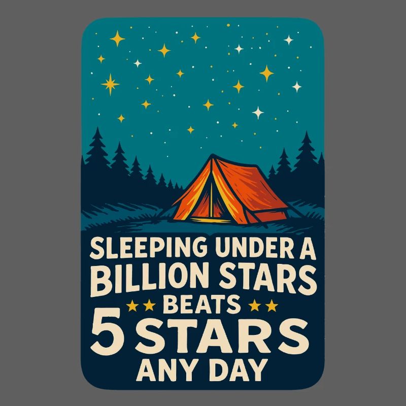 Sleeping Under Billion Stars Camping Camper