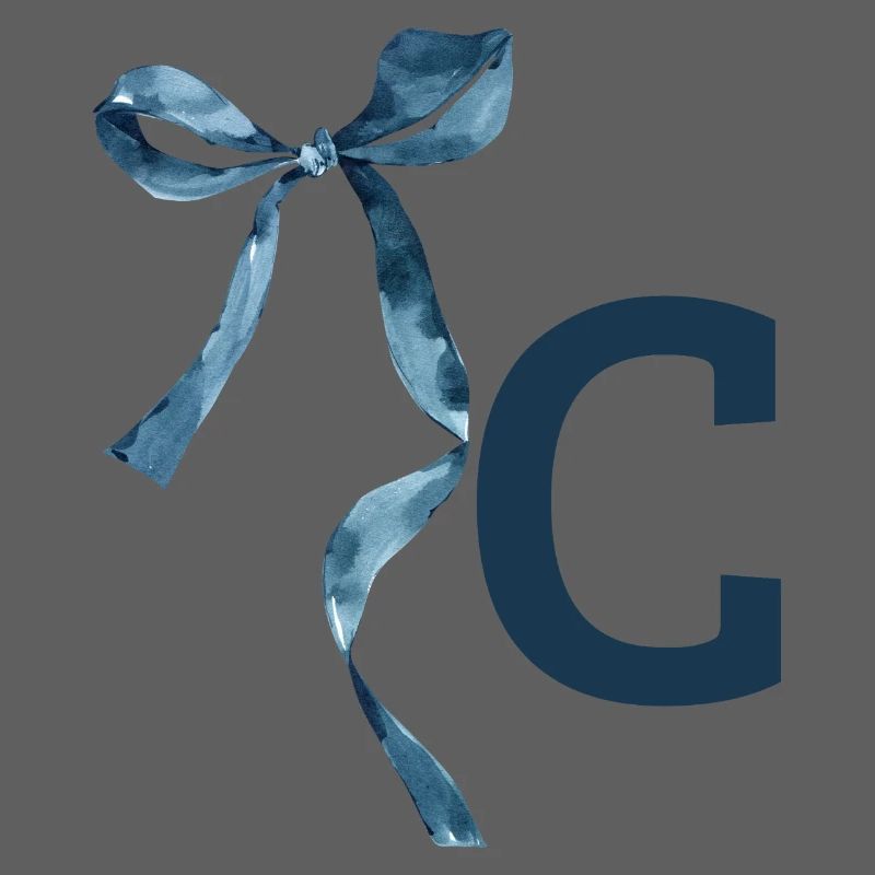 Monogram c Geschenkidee