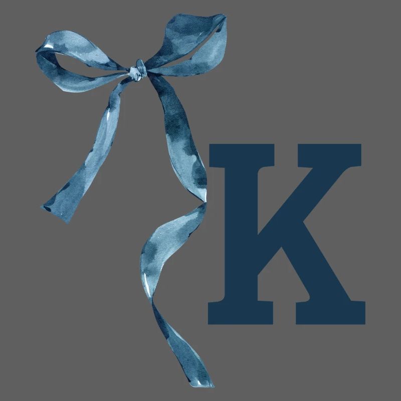 Monogramme k idée cadeau 