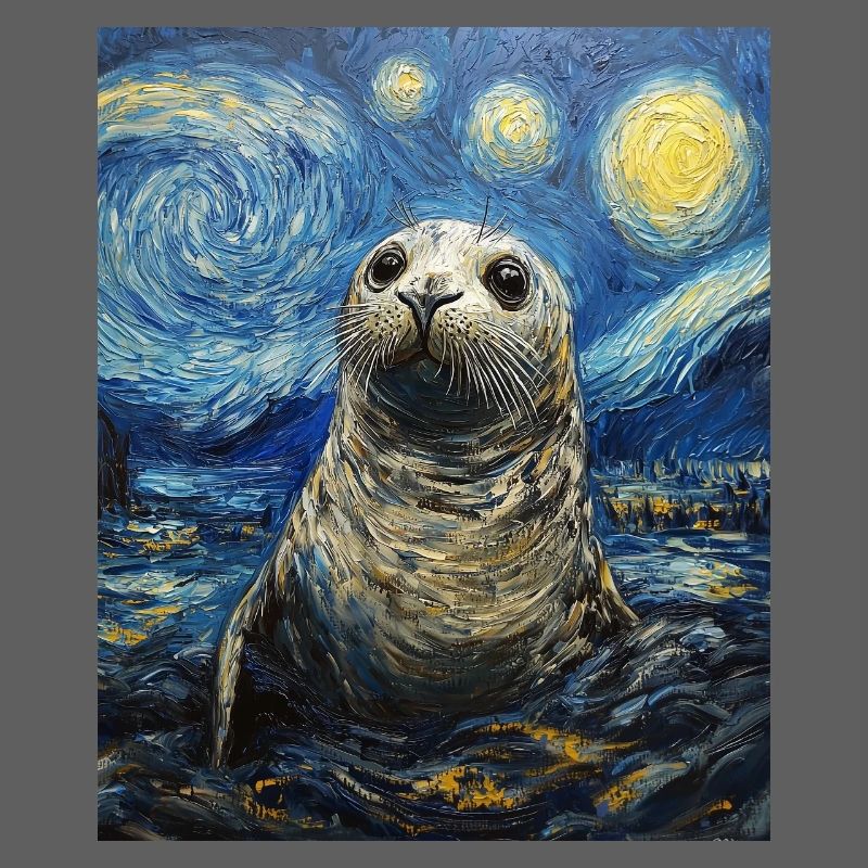 Robbe Van Gogh Style Starry Night