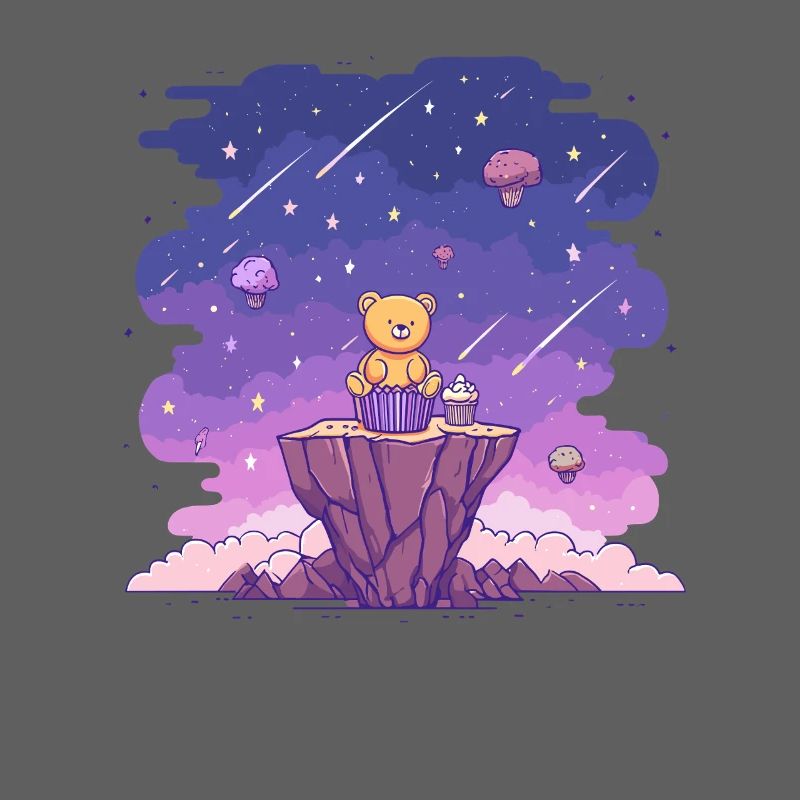 Cuddly Bear in the Starry Sky Cake