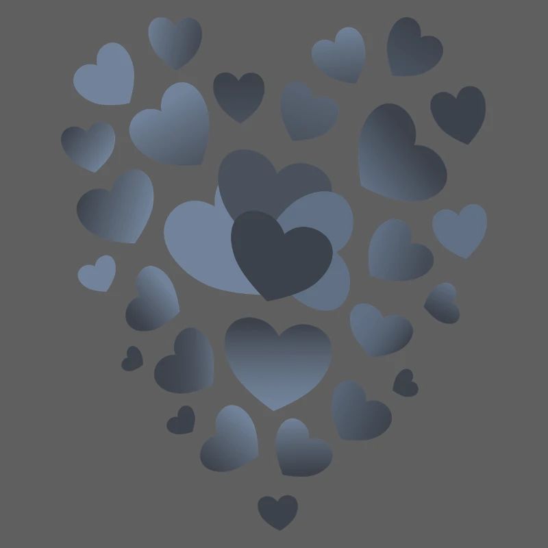 gray blue hearts heart pattern gray hearts