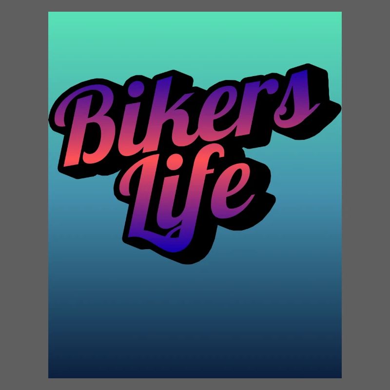 Biker Lebensgradient