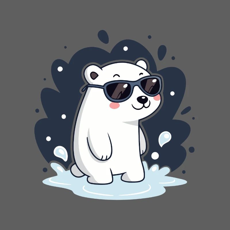 Eisbär-Spritzbrille