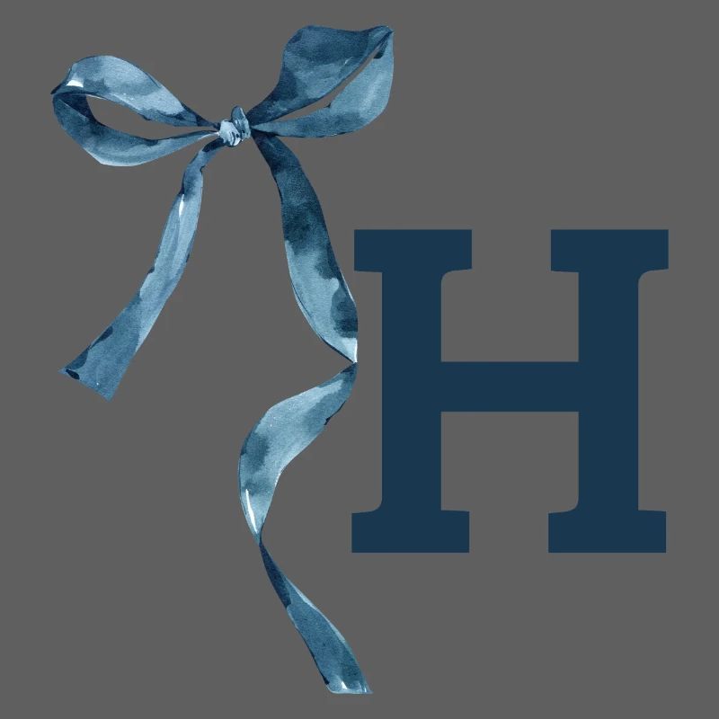 Monogram h Geschenkidee