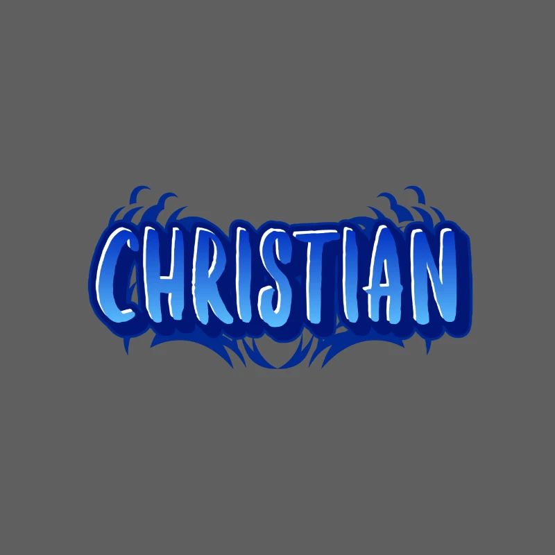 Conception avec le prénom Christian
