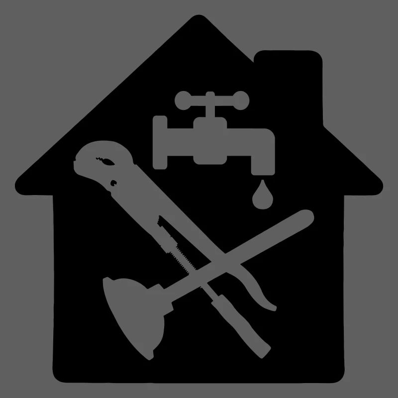Tool logo plumber in cottage