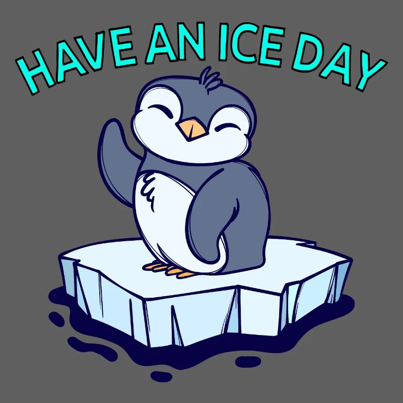 Cool Pinguin Eis Statement Vogel Tier Antarktis