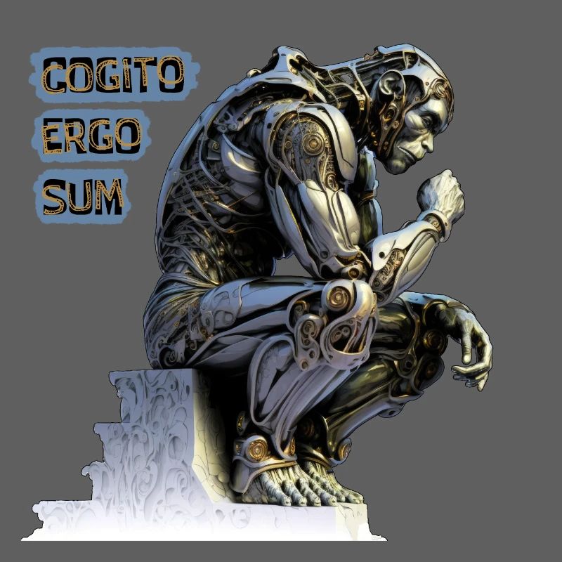 Cogito 02 - Cyborg Thinker Cogito Ergo Sum