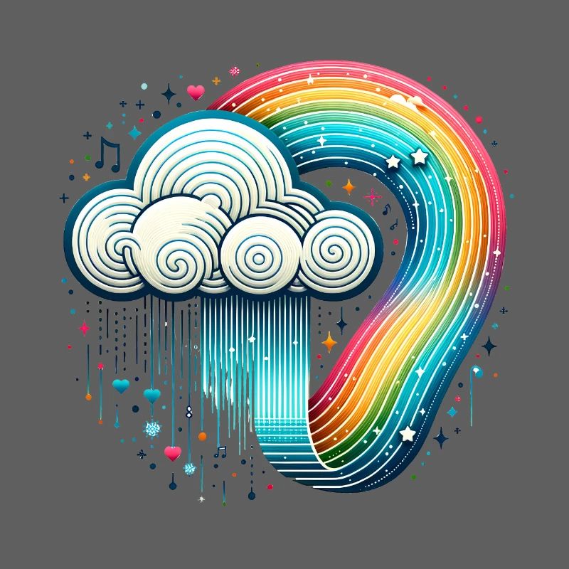 Regenbogen Wolke